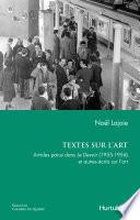 Textes sur l'art