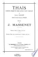 Thaïs; comédie en trois actes et sept tableaux