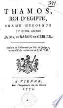 THAMOS, ROI D 'EGIPTE