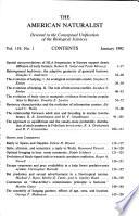 The American Naturalist