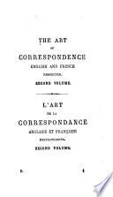 The Art of Correspondence, English and French