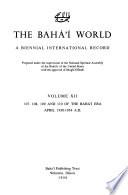 The Bahá'í World