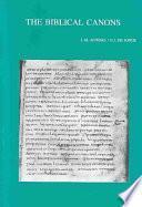 The Biblical Canons