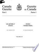 The Canada Gazette