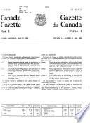 The Canada Gazette