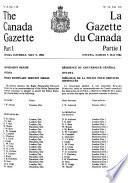 The Canada Gazette