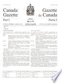 The Canada Gazette