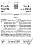 The Canada Gazette