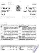 The Canada Gazette