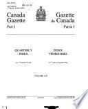 The Canada Gazette