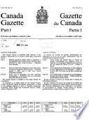 The Canada Gazette