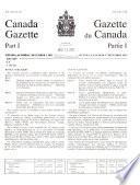 The Canada Gazette