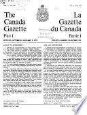 The Canada Gazette
