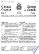 The Canada Gazette