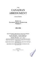 The Canadian Abridgment