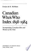 The Canadian Who's who