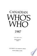 The Canadian Who's who
