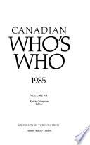 The Canadian Who's who