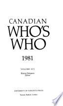 The Canadian Who's who