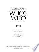 The Canadian Who's who