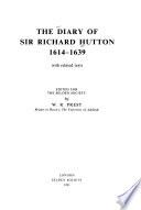 The Diary of Sir Richard Hutton, 1614-1639