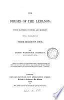 The Druses of the Lebanon