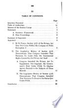 The Freedom of Information Reform Act