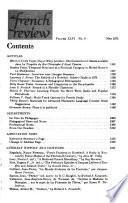 The French Review