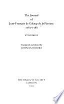 The Journal of Jean-François de Galaup de la Pérouse, 1785-1788