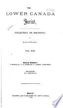 The Lower Canada Jurist