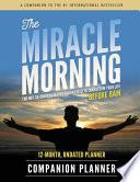 The Miracle Morning Companion Planner