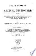 The National Medical Dictionary