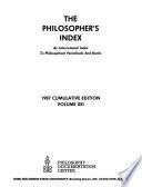 The Philosopher's Index