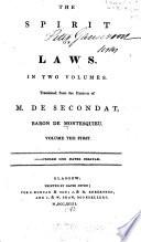 The Spirit of Laws