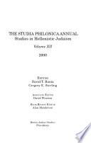 The Studia Philonica Annual