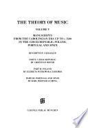 The theory of music: Manuscripts from the Carolingian era up to c. 1500 in the Czech Republic, Poland, Portugal, and Spain