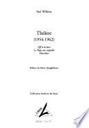 Théâtre (1954-1962)