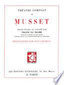 Théatre complet de Musset