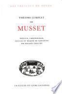 Théâtre complet de Musset