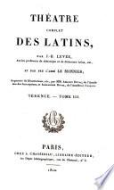 Théatre Complet Des Latins