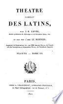 Theatre Complet Des Latins