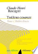 Théâtre complet