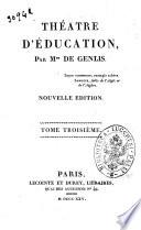 Theatre d'education par M.me de Genlis