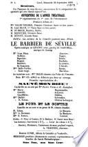 Théatre de Gand, programmes 1866-1867