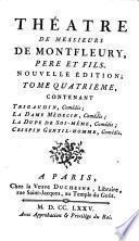 Théatre de messieurs de Montfleury, père et fils