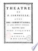 Théatre de P. Corneille