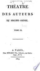 Théåtre des auteurs du second ordre ...