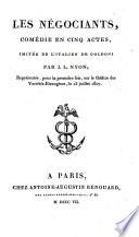 Théâtre des variétés étrangères ou choix des meilleures pièces des théâtres allemand, italien et anglois représentées avec succès à Paris sur le Théâtre des Variétés étrangères, dans le courant de l'année 1807