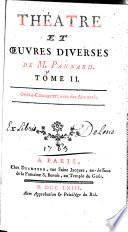 Théatre et oeuvres diverses