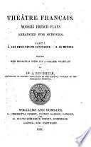 Théâtre français. Modern French plays arranged for schools, ed. with notes and vocabulary by A. Buchheim